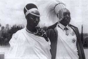 Le Mwami Mutara III Rudahigwa et la Reine Rosalie Gicanda
